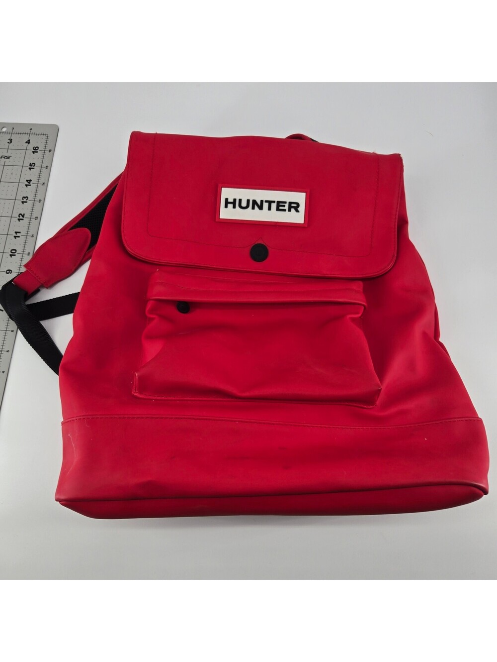 Hunter for Target Red Rubberized Backpack 2018 Limited Edition Waterproof Bag
